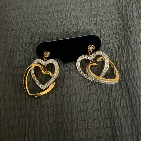 Danbury Mint Diamond Earrings - Picture 4 of 8